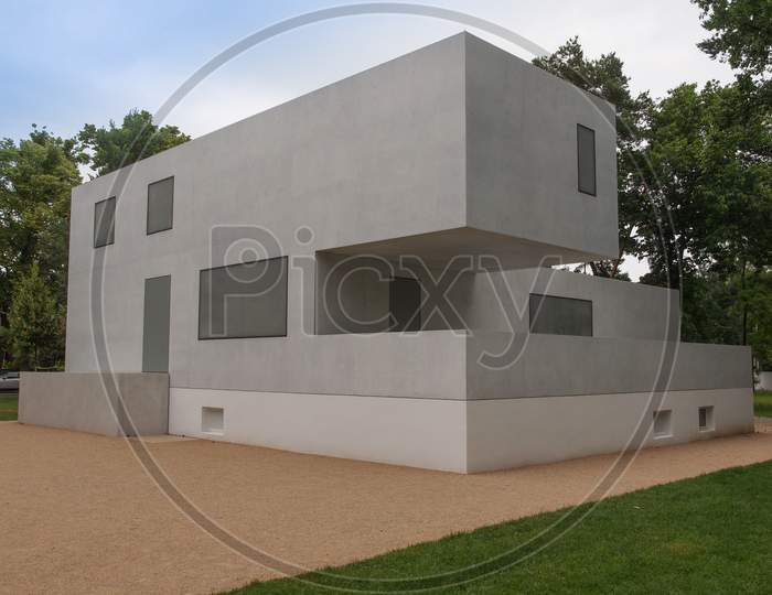 Image of Dessau, Germany - June 13, 2014: Bauhaus Masters Houses ...