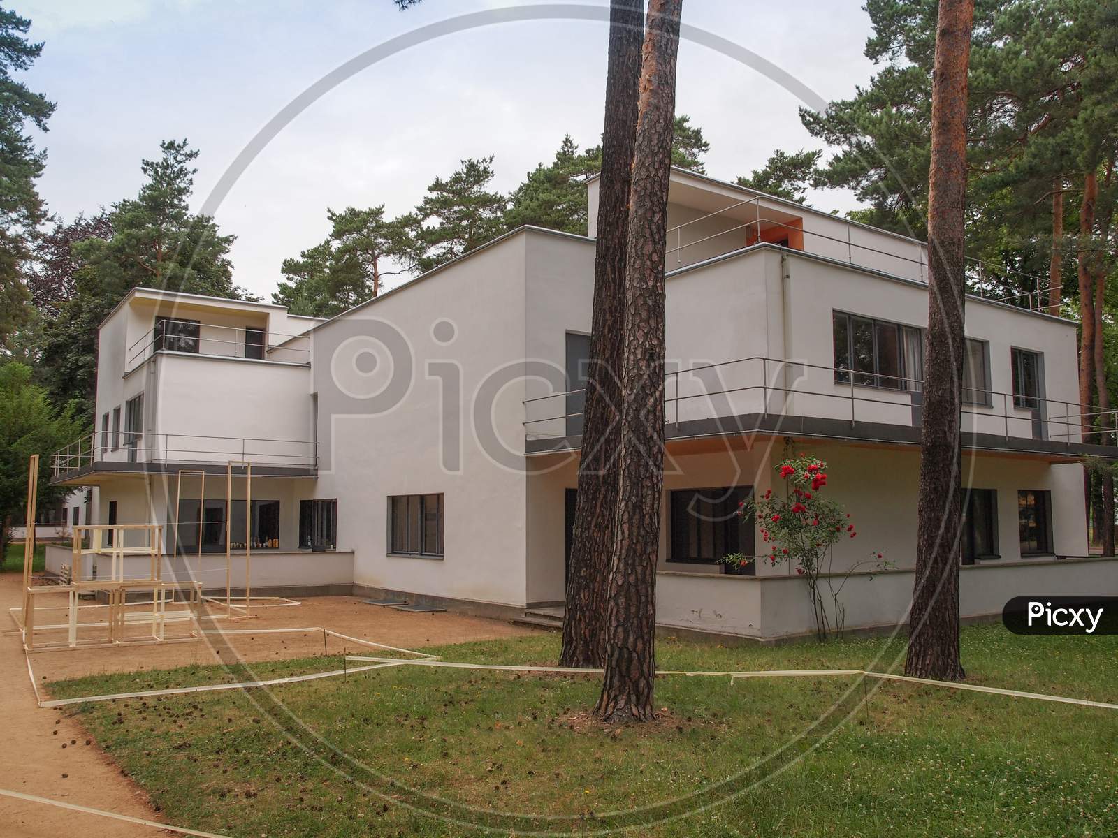 Image Of Dessau Germany June 13 2014 Bauhaus Masters Houses