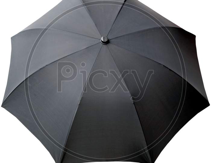 Black Umbrella Isolated
