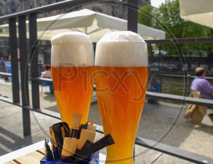 German Weiss Beer Glass