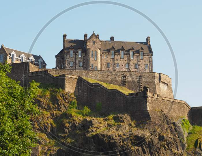 Edinburgh Castle In Scotland