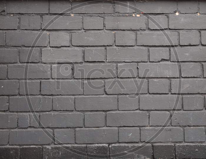 Black Bricks Wall