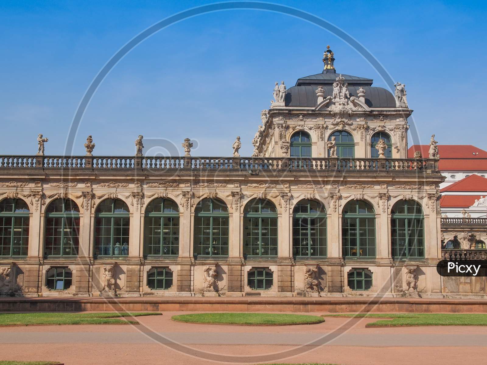 Zwinger Palace In Dresden