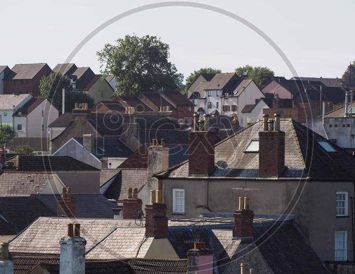 Typical British City Roofscape
