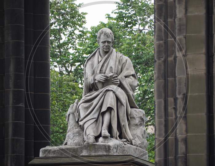 Edinburgh, Uk - Circa June 2018: Sir Walter Scott Monument