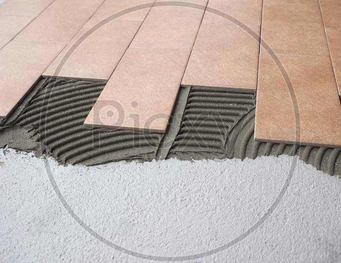 Floor Tiles Laying