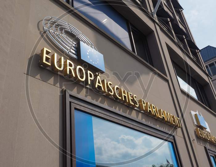 Berlin, Germany - Circa June 2019: Information Office Of The European Parliament