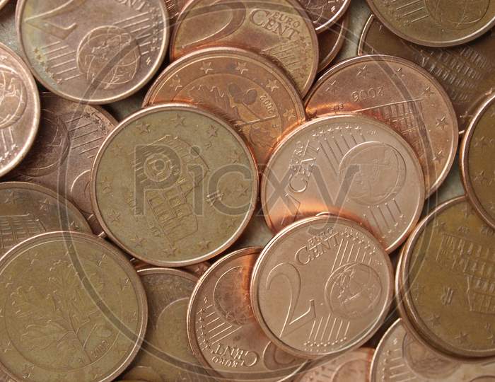 Euro Coins Background