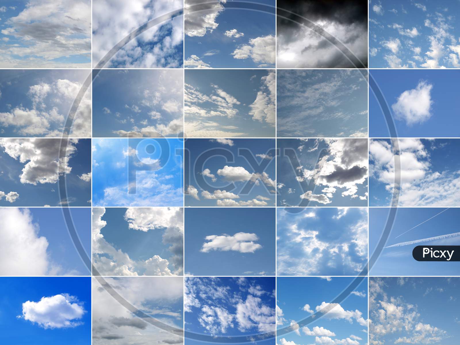 Blue Sky Collage