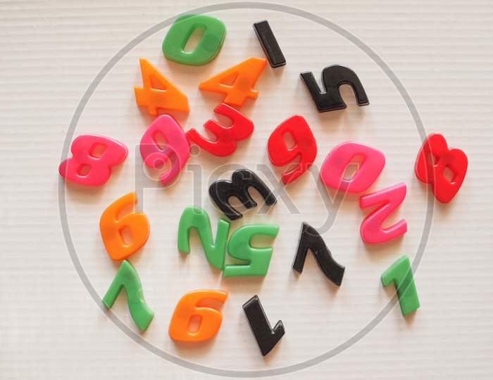 Plastic Toy Numbers