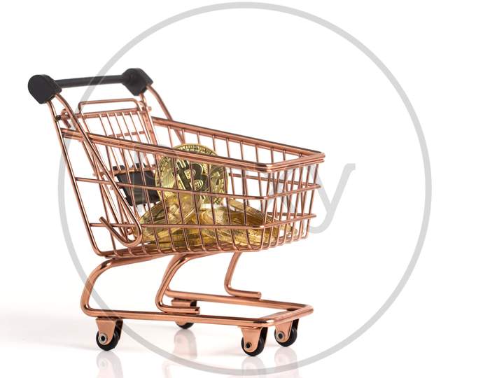 Cryptocurrency Shopping Cart Basket