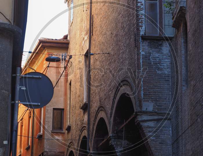 View Of Old City Centre In Bologna