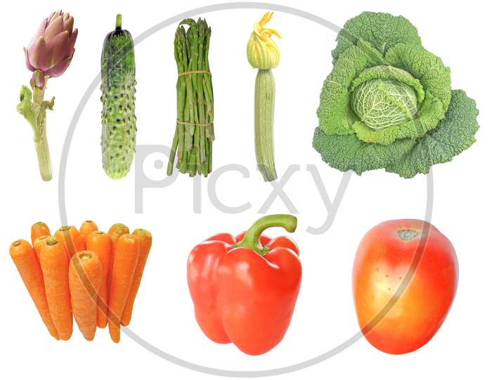 Vegetables Isolated