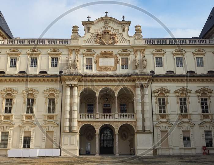 Turin, Italy - Circa October 2019: Castello Del Valentino Baroque Castle