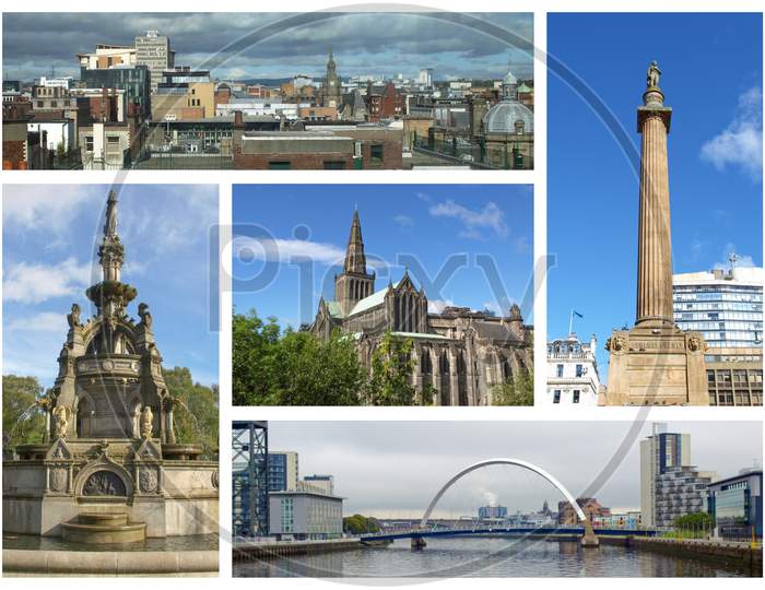 Glasgow Landmarks Collage