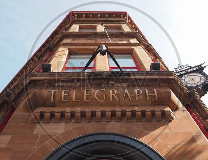 Belfast, Uk - Circa June 2018: The Belfast Telegraph Building