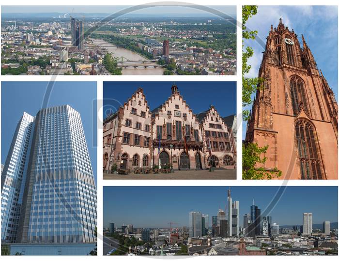 Frankfurt Landmarks Collage