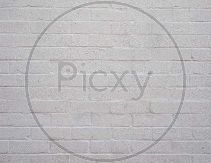 White Brick Texture Background