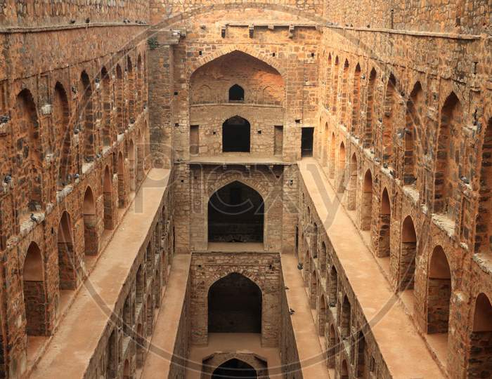 Agrasen Ki Baoli (Step Well), Ancient Construction, New Delhi, India