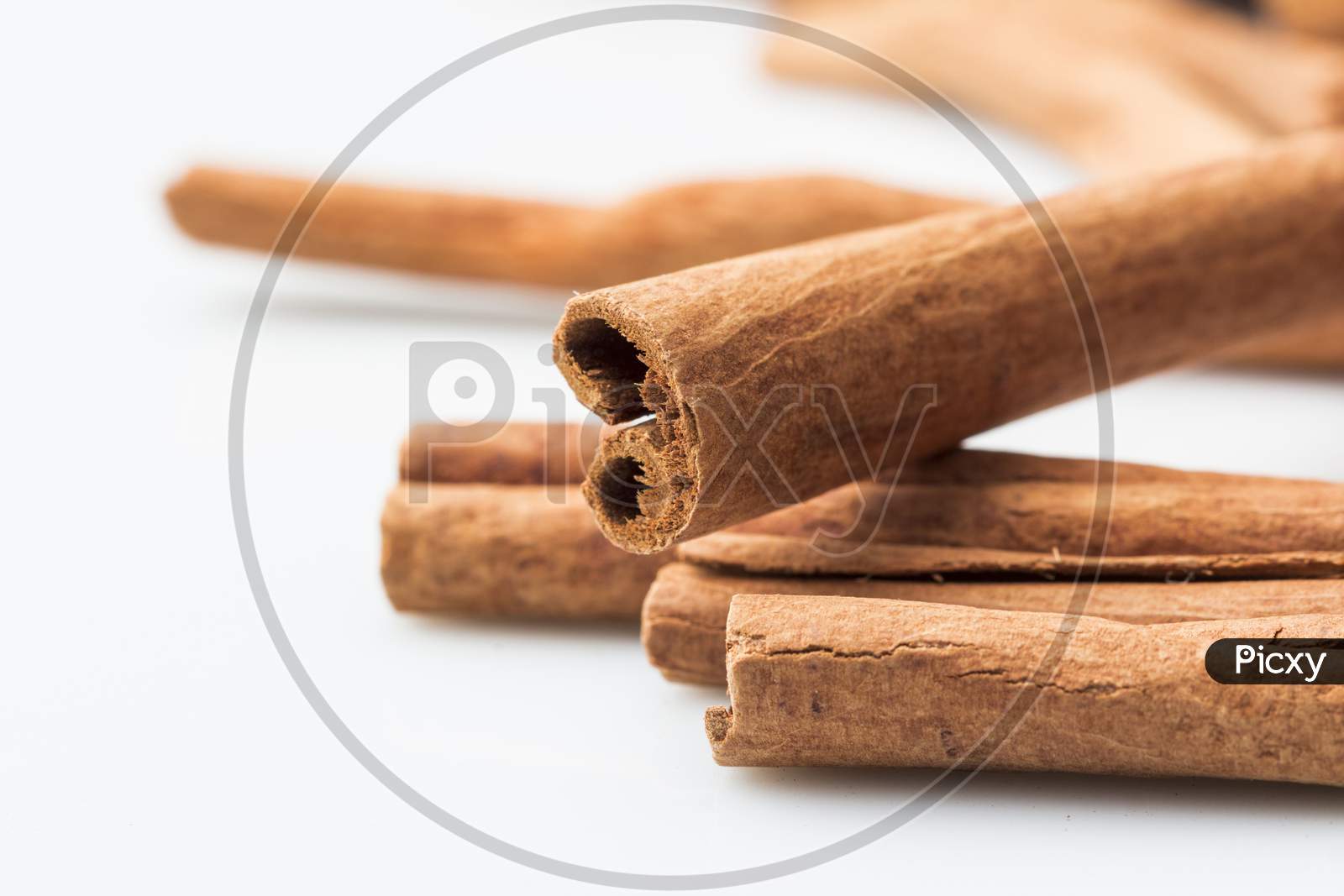 Fragrant Cinnamon Sticks Stock Photo