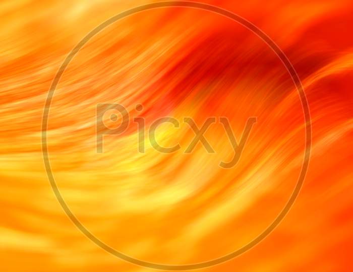 Abstract Vibrant Colored Wave Blur Background