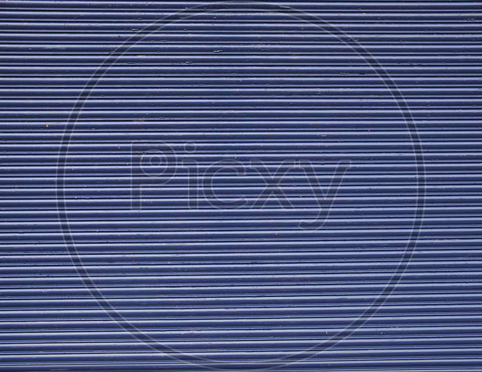 Blue Corrugated Steel