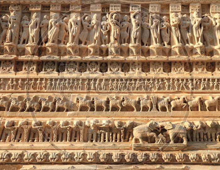 Jagdish Temple Stone Carvings, Udaipur, Rajasthan, India