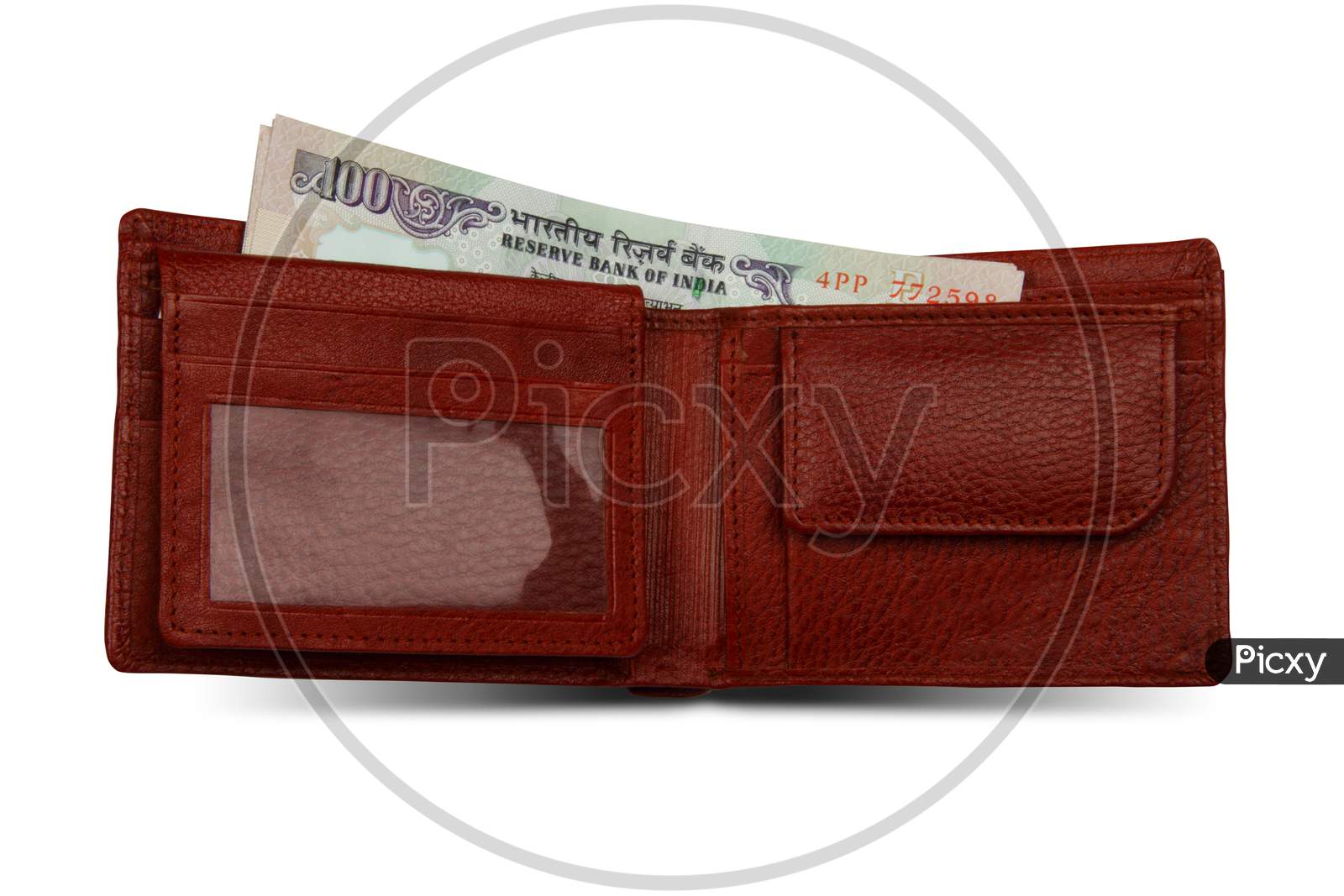 Indian Rupees And Wallet