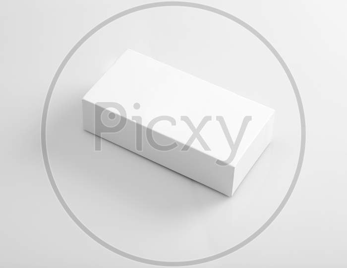 Blank White Product Packaging Box For Mockups