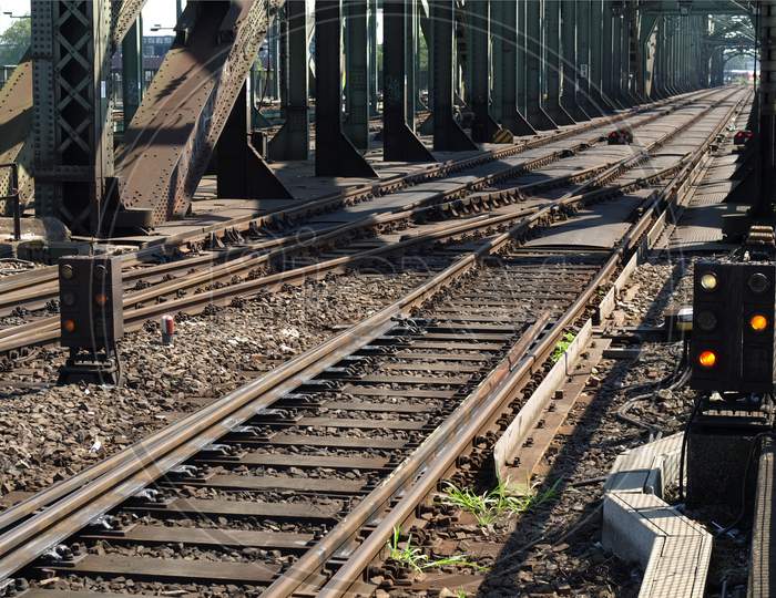 Railway Railroad Tracks