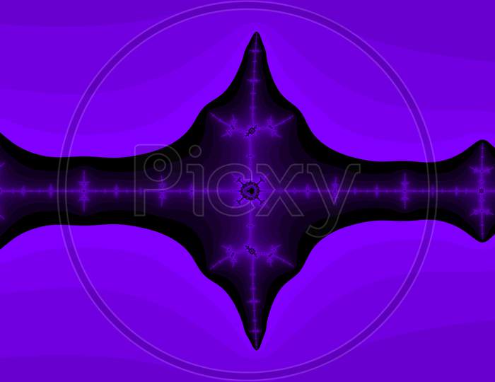 Violet Fractal Background