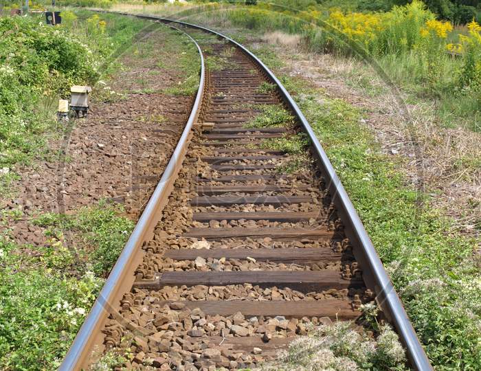 Railway Tracks Perspective