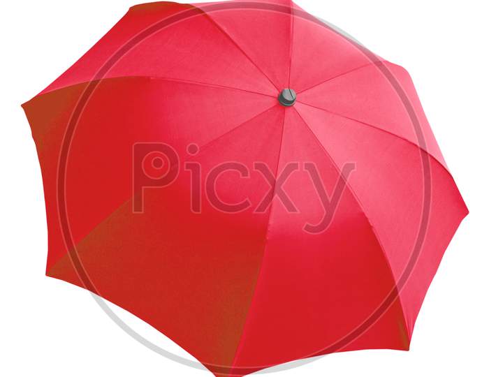 Red Umbrella Isolated