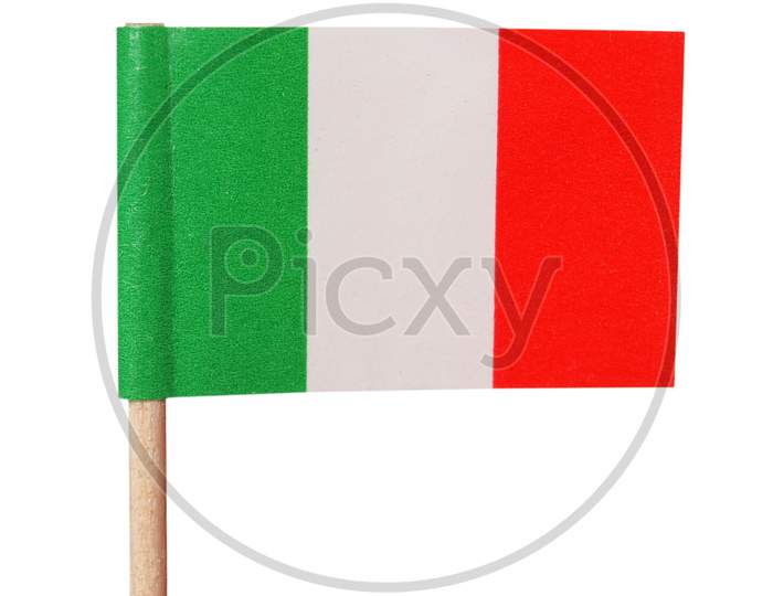 Italian Flag Isolated