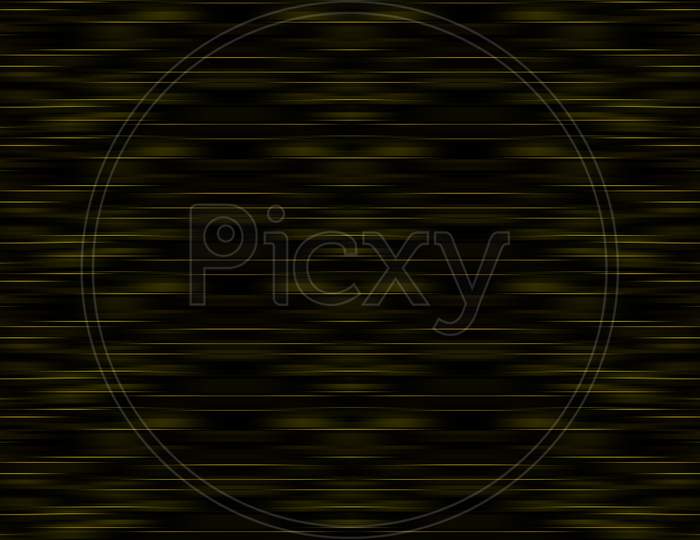 Abstract Dark background with golden Horizontal Stripes. Black gold linear Striped motion modern texture.