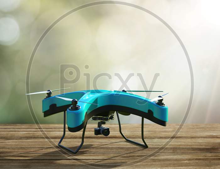 Drone with background