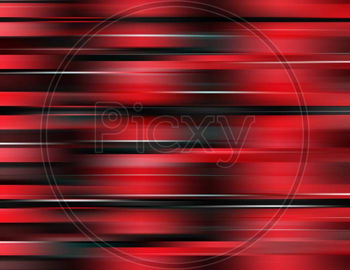 Abstract red, black, white shiny metallic striped pattern. Straight Horizontal soft red stripes texture. For Wedding Birthday Party Invitation greeting Celebration cards, poster, ad, web, App, Foil.