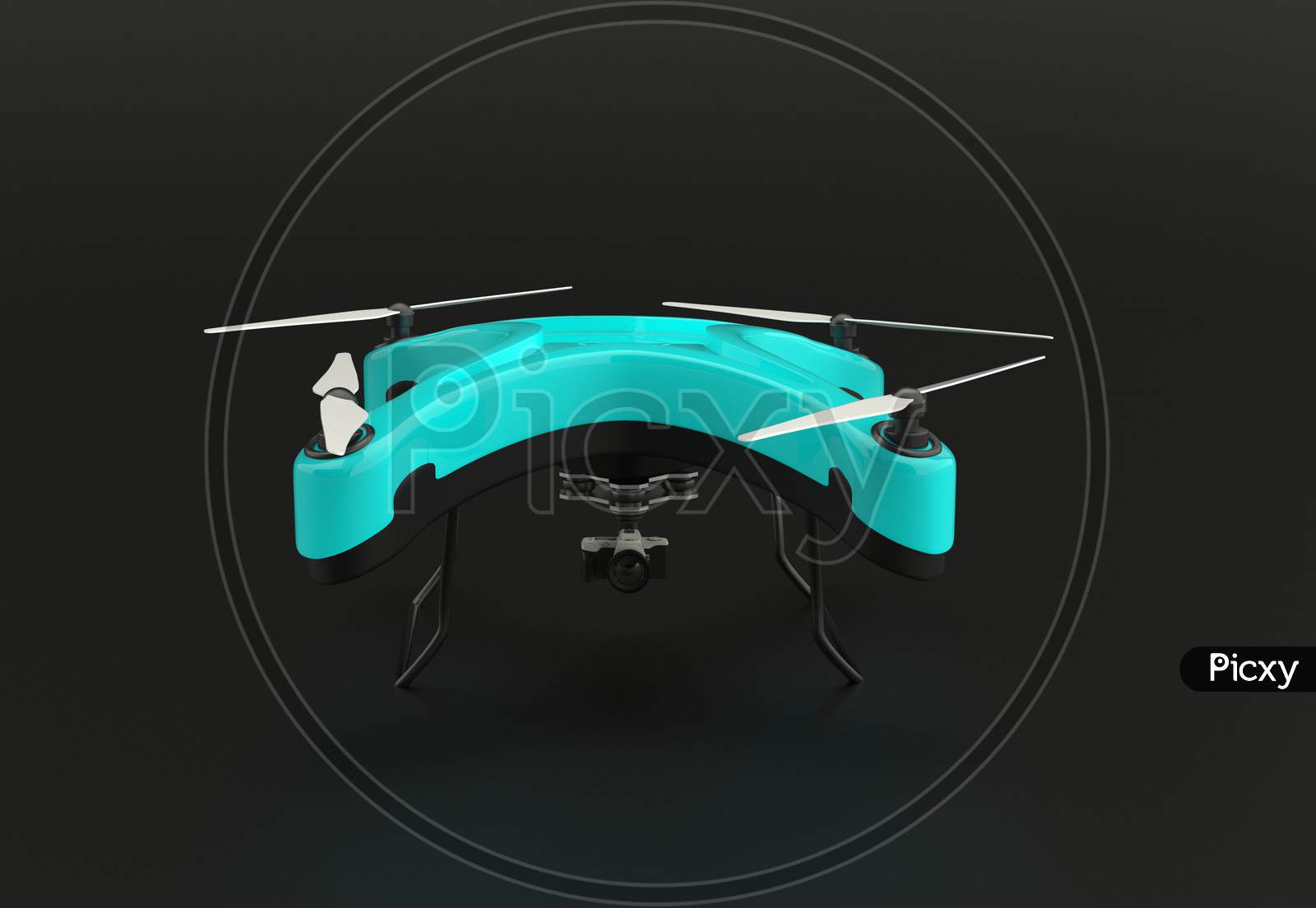 Drone with front view