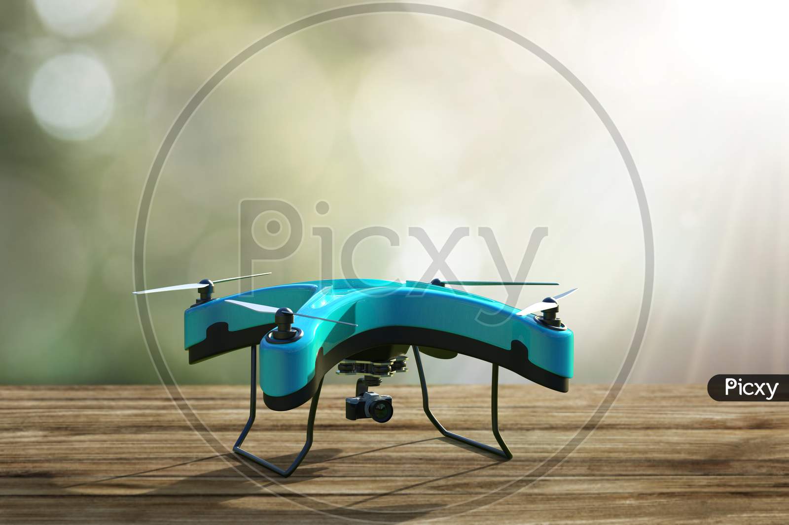 Drone with background
