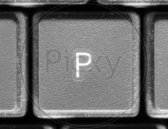 Letter P On Computer Keyboard