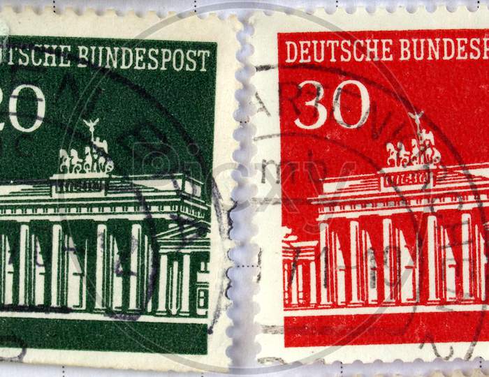 Range Of German Postage Stamps