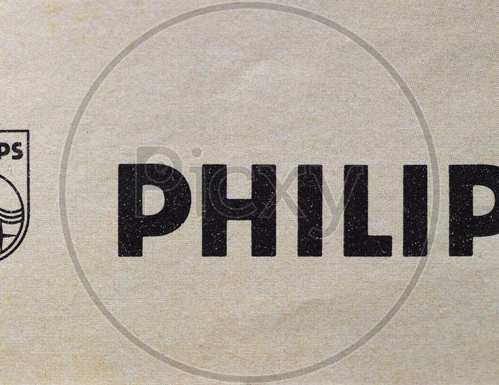 Amsterdam, Netherlands - Circa August 2019: Philips Logo