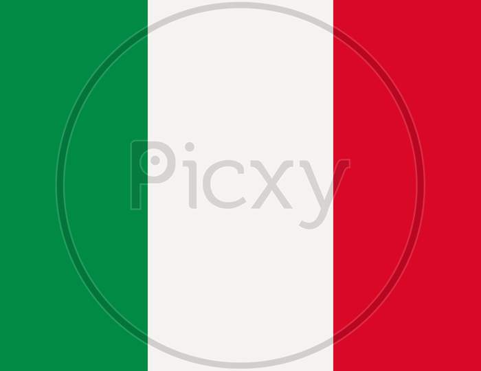 High Res Italian Flag Of Italy