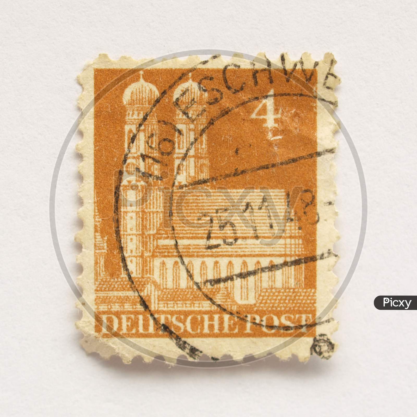 German Postage Stamp From Germany (European Union)