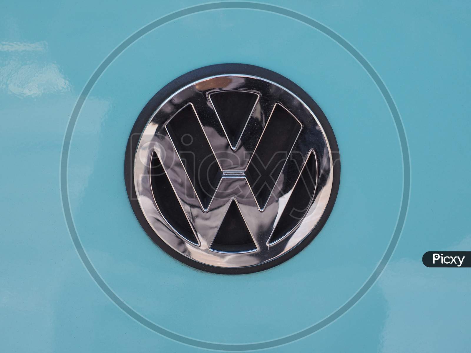 Image of Berlin, Germany - Circa June 2015: Logo Of Volkswagen German ...