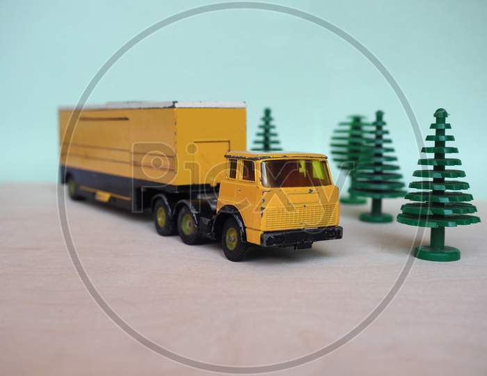 Yellow Toy Lorry