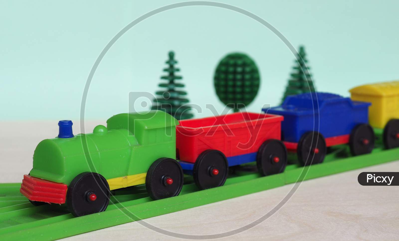 Toy Train And Railway