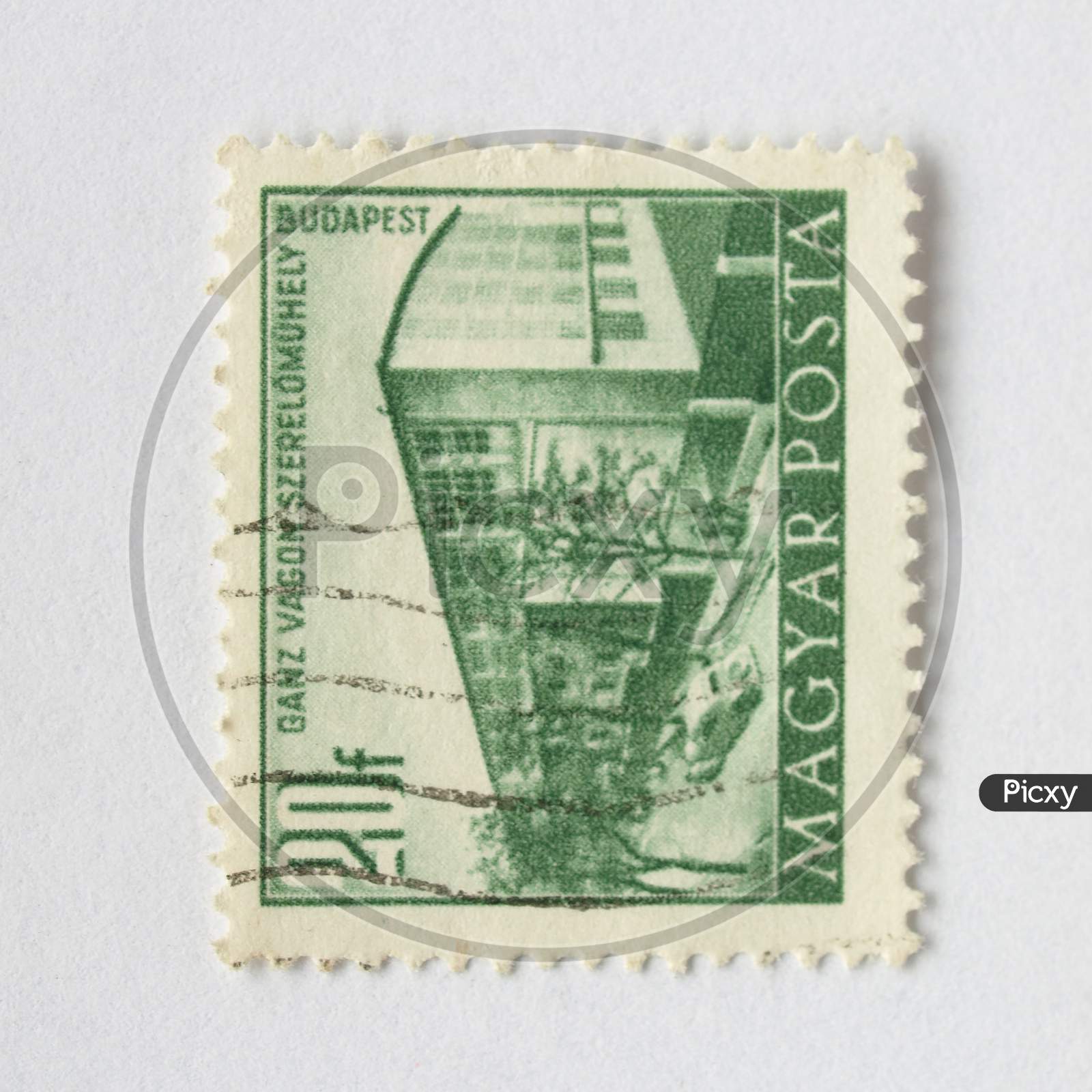Hungarian Postage Stamp From Hungary (European Union)