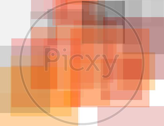 Abstract Red Grey Orange Squares Illustration Background