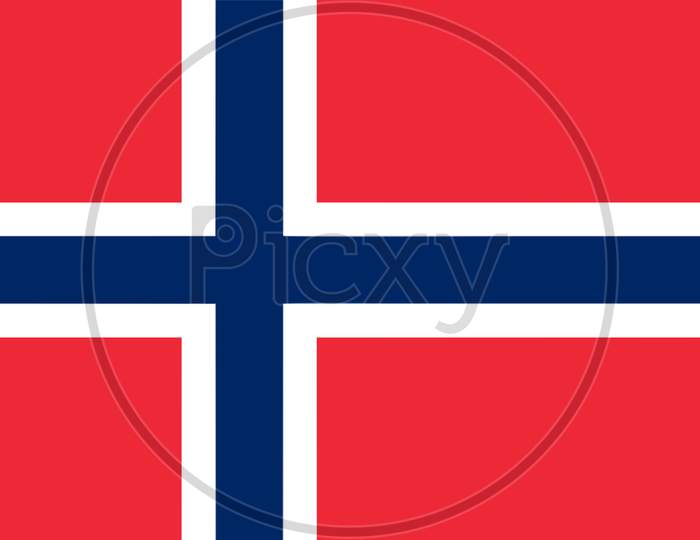 High Res Norwegian Flag Of Norway